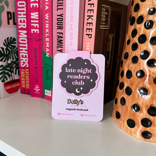 Late Night Readers Club | Magnetic Bookmark Reading Gift
