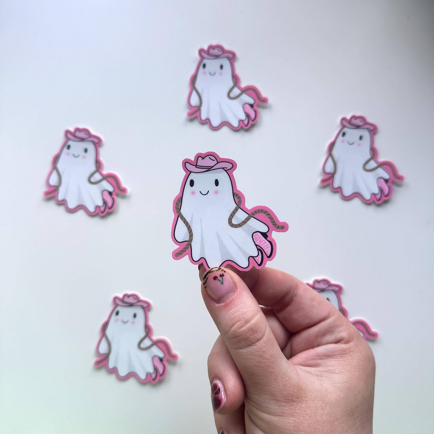 Ghost Cowgirl Sticker | Cowboy Romance Rodeo Gift