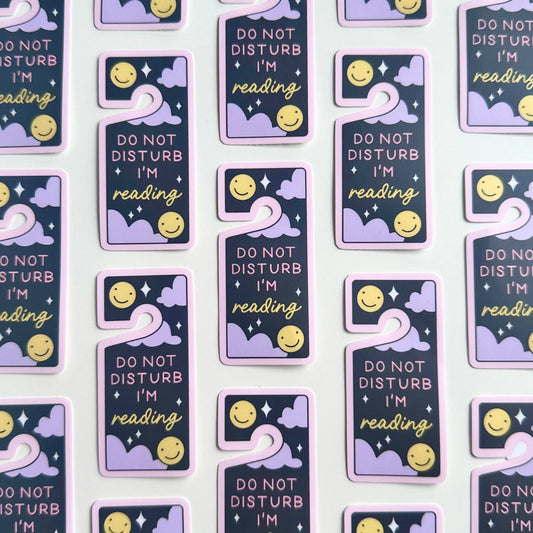 Do Not Disturb I’m Reading | Sticker Reader Book Gift