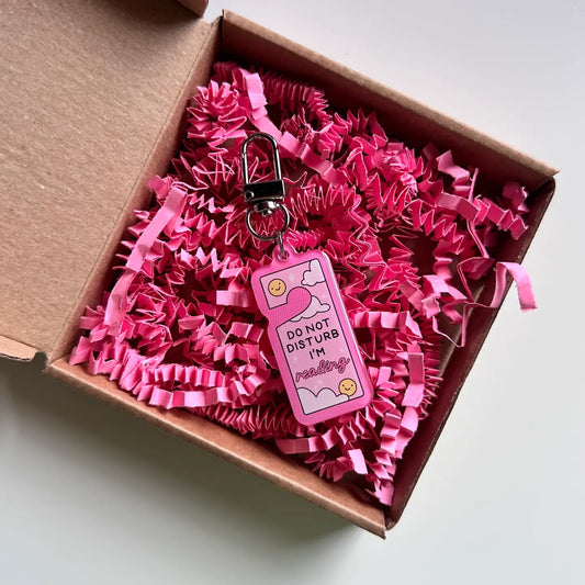 Do Not Disturb I’m Reading Keyring | Book Club Bookworm Gift