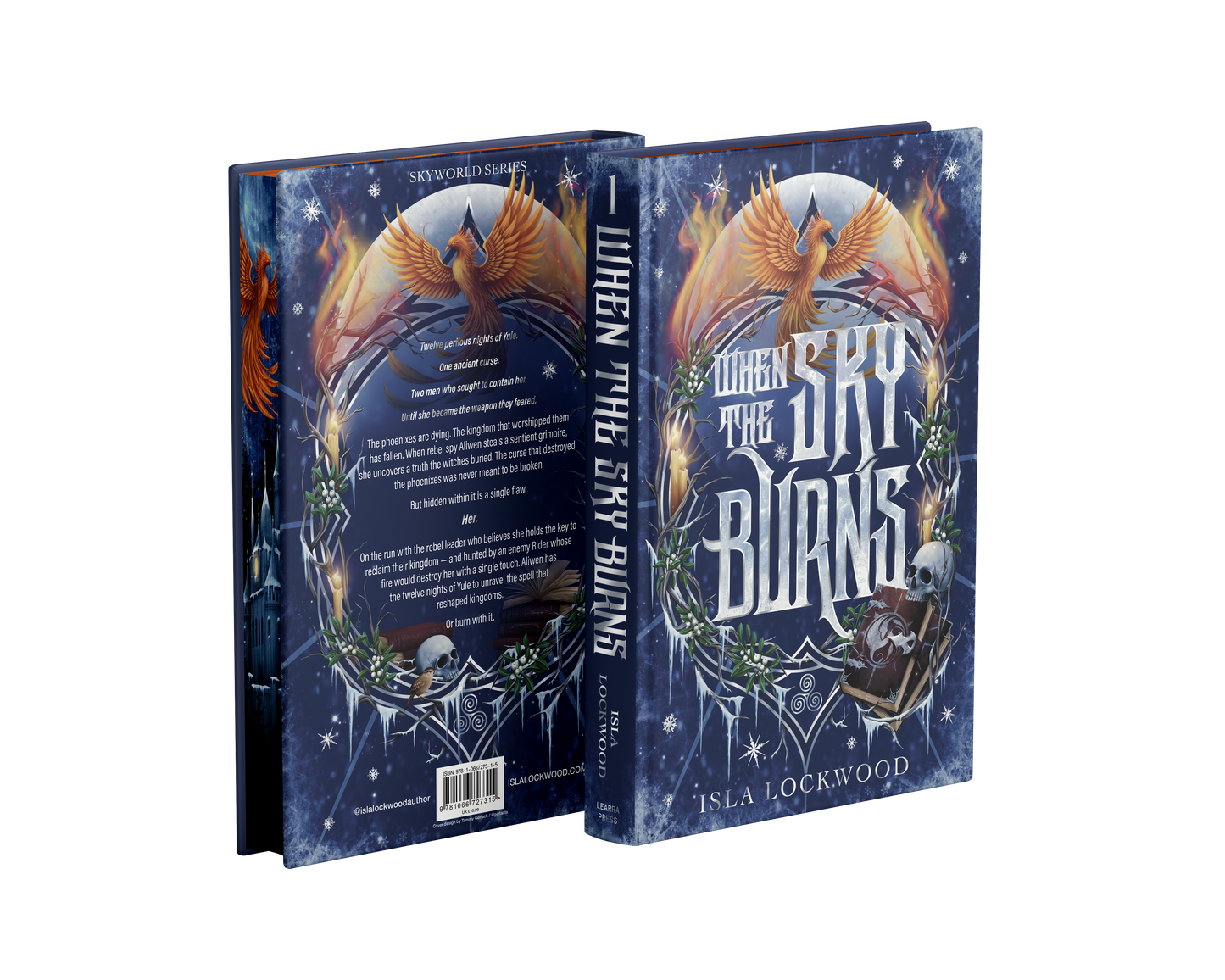 When The Sky Burns; Isla Lockwood | Hardcover Sprayed Edge Edition with Artwork, Bookmark and Bookplate (pre-order)