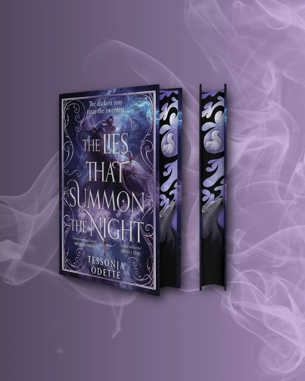 The Lies that Summon the Night; Tessonia Odette | Perfectly Edged Sprayed Edge Hardcover Edition