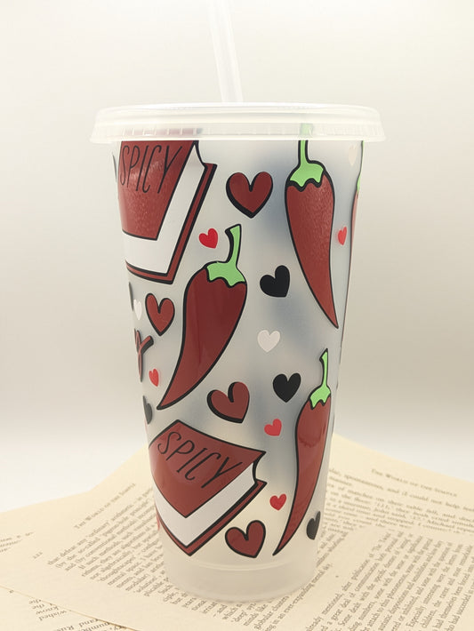 Stay Spicy Cold Cup | Reusable Cosy Reader Cup