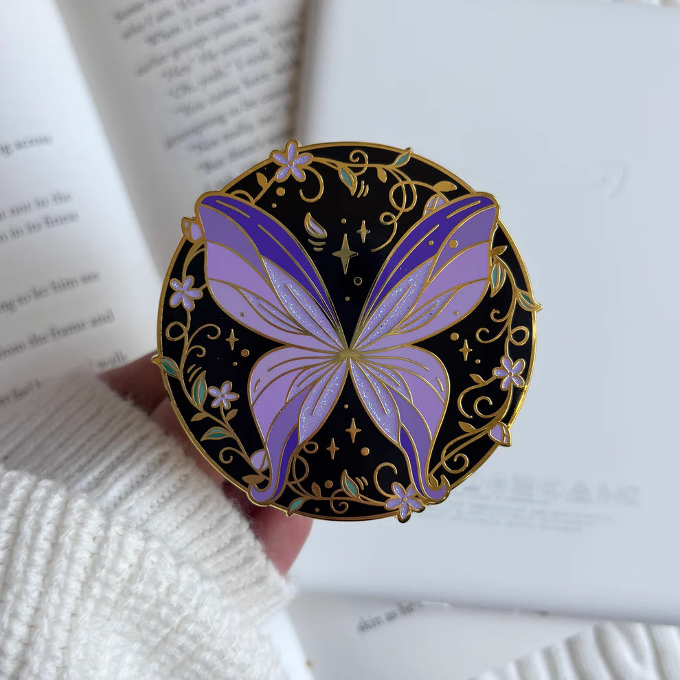 Purple Fairy Wings E-Reader Grip | Reader Gift Accessory