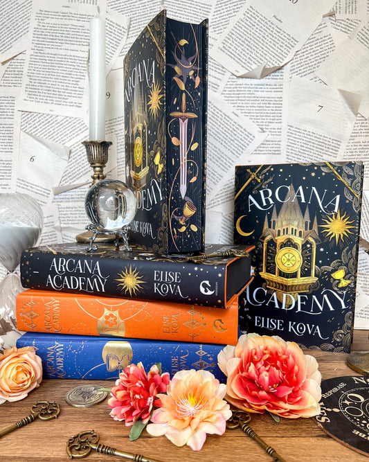 Arcana Academy; Elise Kova | Perfectly Edged Sprayed Edge Hardcover Edition