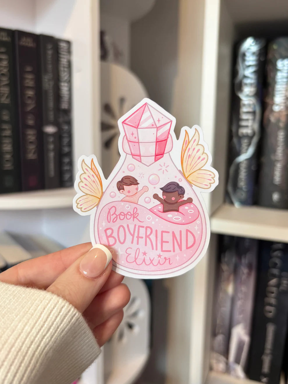 Book Boyfriend Elixir Sticker | Matte Vinyl Sticker for Fantasy Lovers