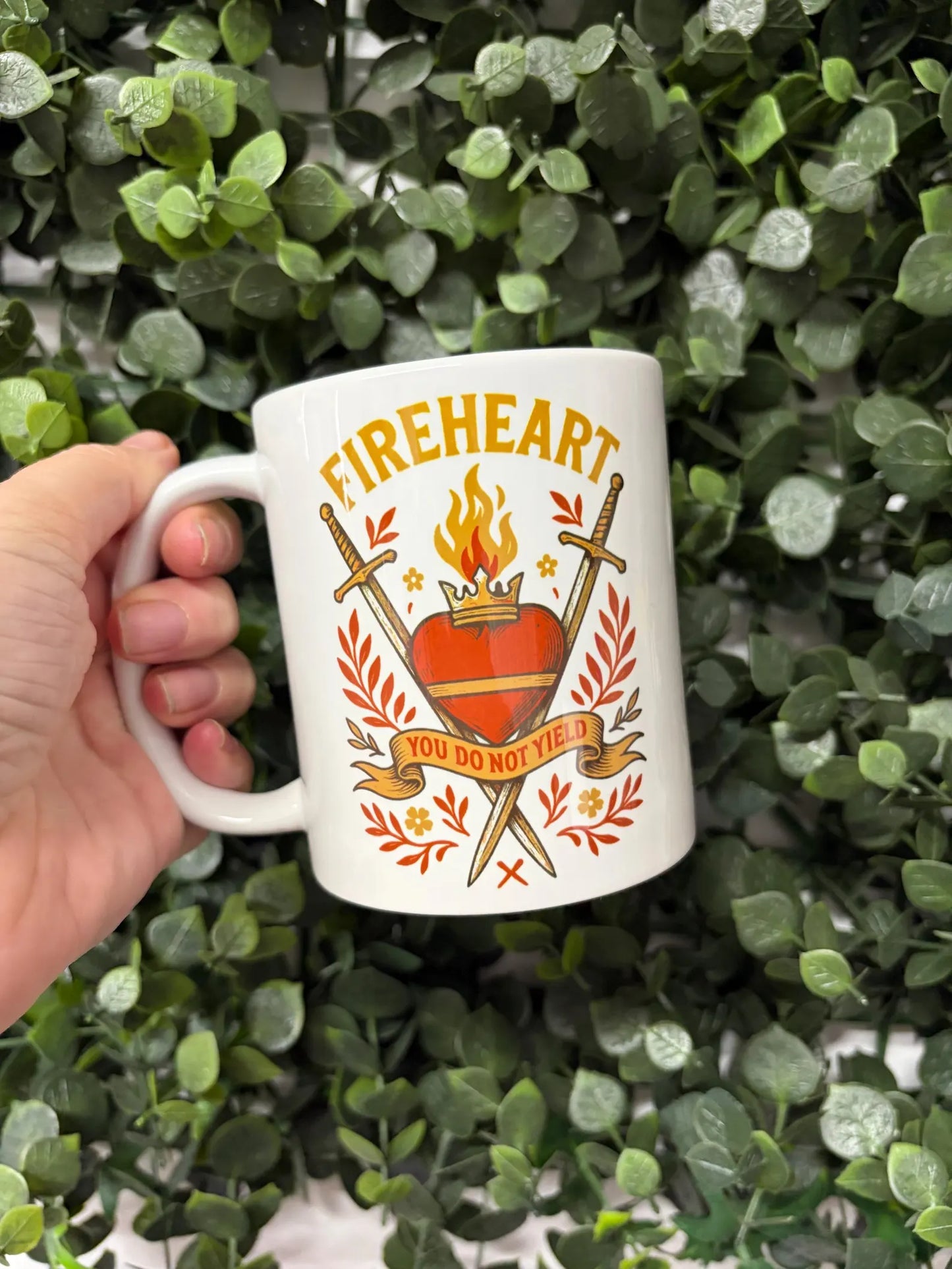 Fireheart Throne of Glass Inspired Mug | Cosy Reader Mug
