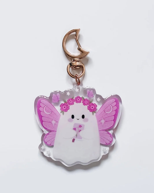 Flower Fairy Ghost Keyring | Fantasy Lover Reading Gift