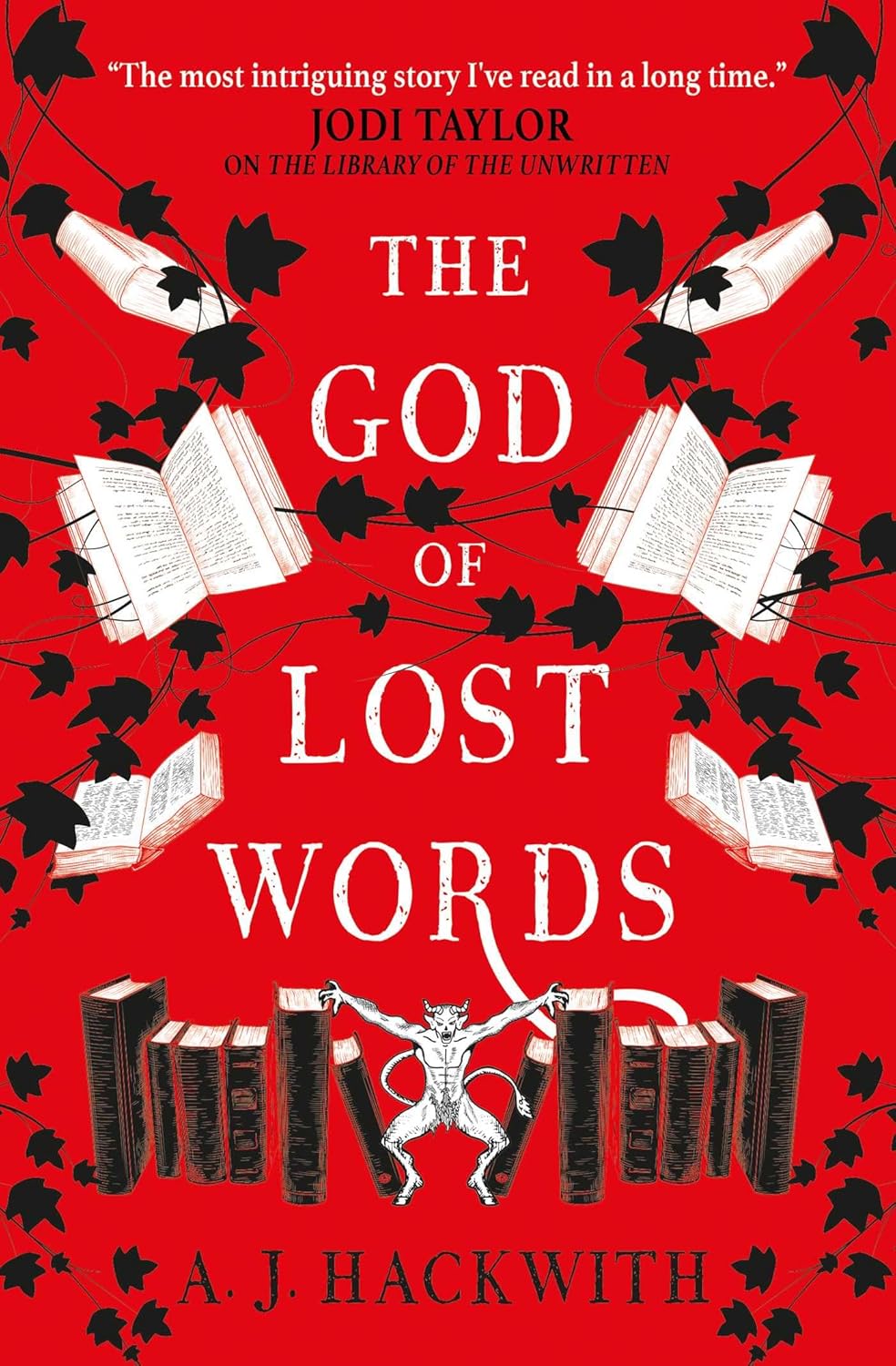 The God of Lost Words; A J Hackwith | Paperback Edition (Hell's Library Book 3)