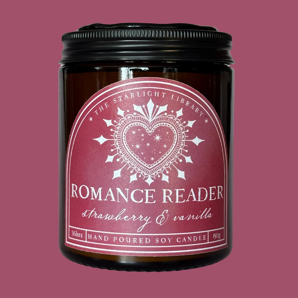 Romance Reader Hand Poured Candle | Scented Candle Gift For Readers