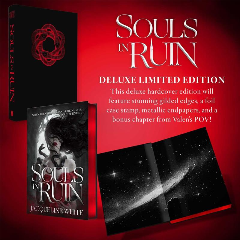 Souls in Ruin; Jacqueline White | Hardcover Deluxe Limited Edition Sprayed Edge Edition (The Soulbound Book 1) (pre-order)