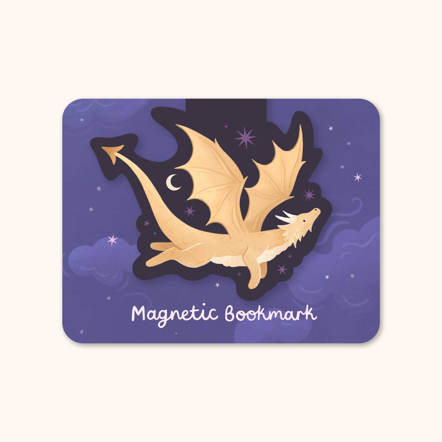 Gold Dragon Magnetic Bookmark | Fantasy Literary Gifts