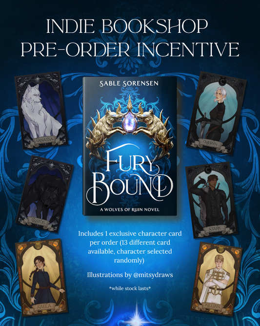 Fury Bound; Sable Sorenson | Hardcover Edition with Limited Edition Pre-order Cards