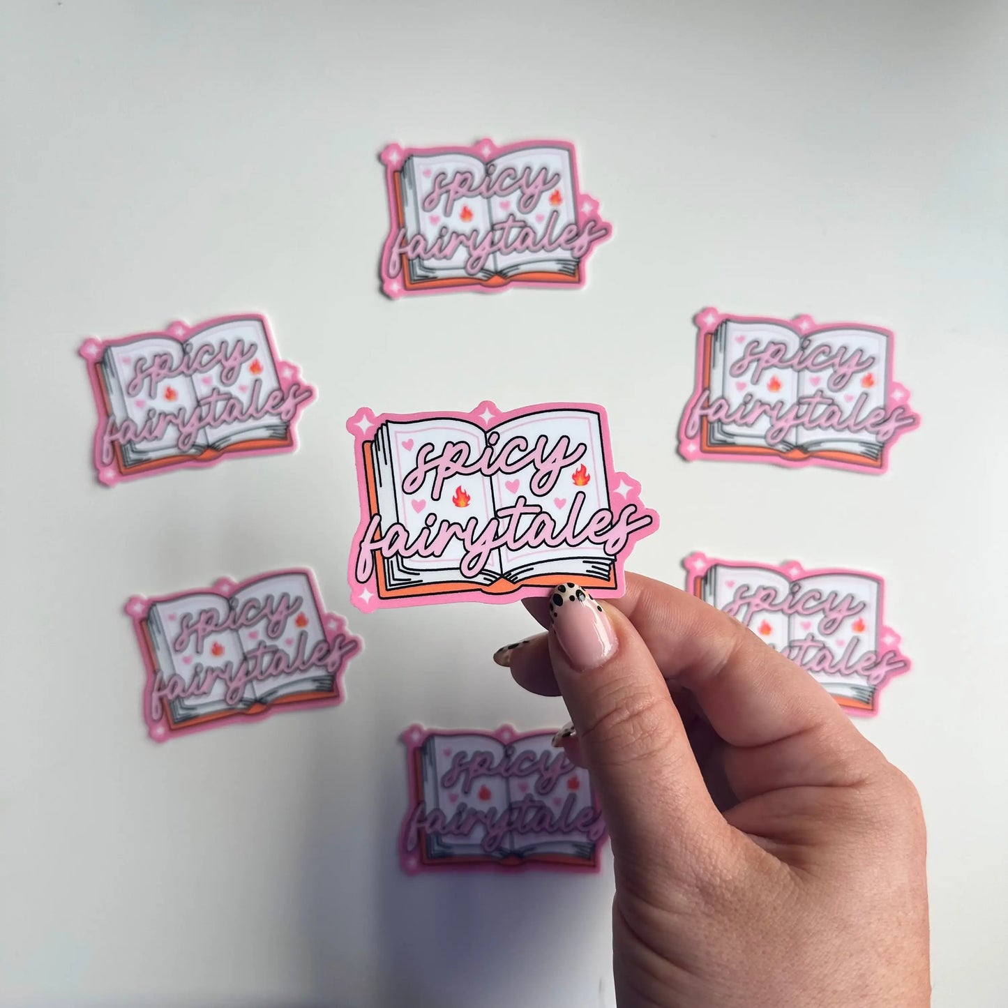 Spicy Fairytales Matte Sticker | Book Lover Reading Gift
