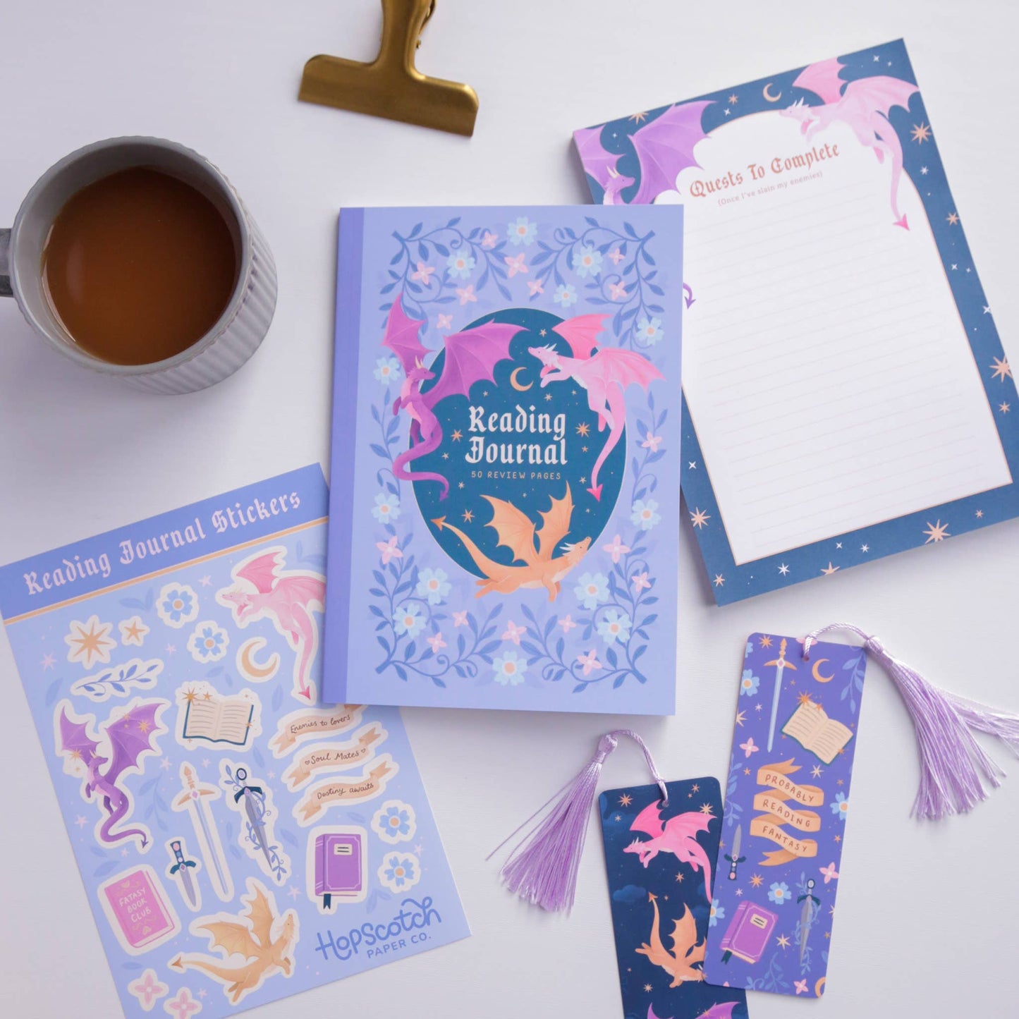 Dragon Notepad | Literature Stationery Gifts, Fantasy Books