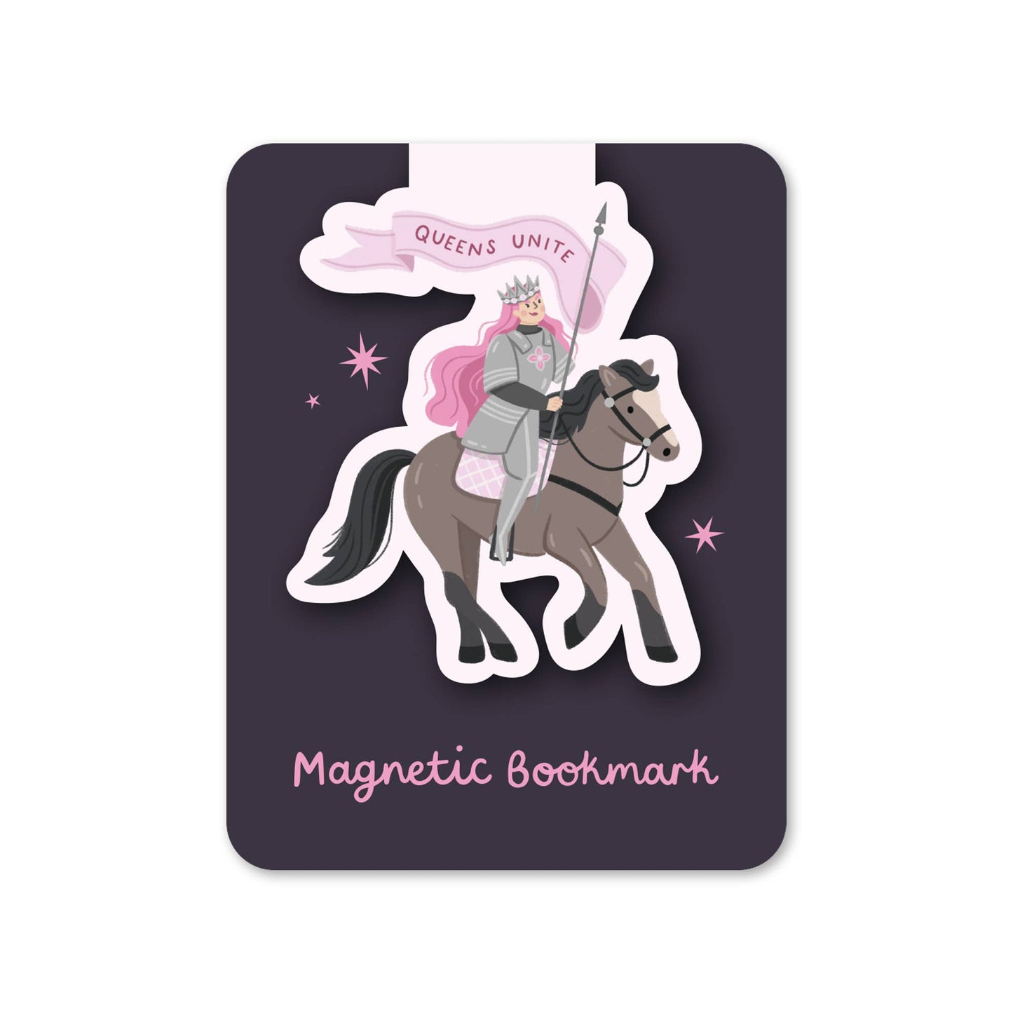 Fantasy Queen Magnetic Bookmark | Feminist Book Accessory
