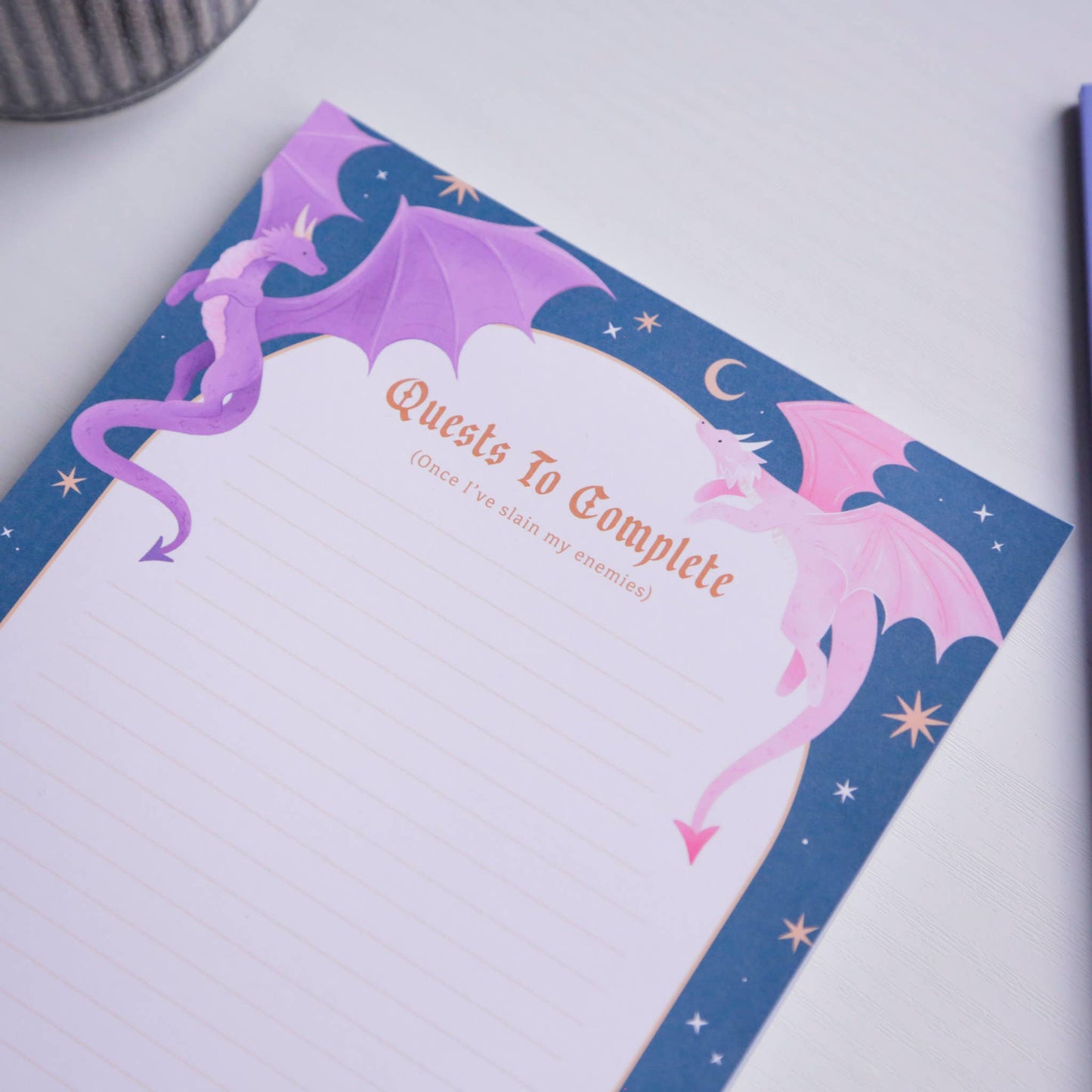 Dragon Notepad | Literature Stationery Gifts, Fantasy Books