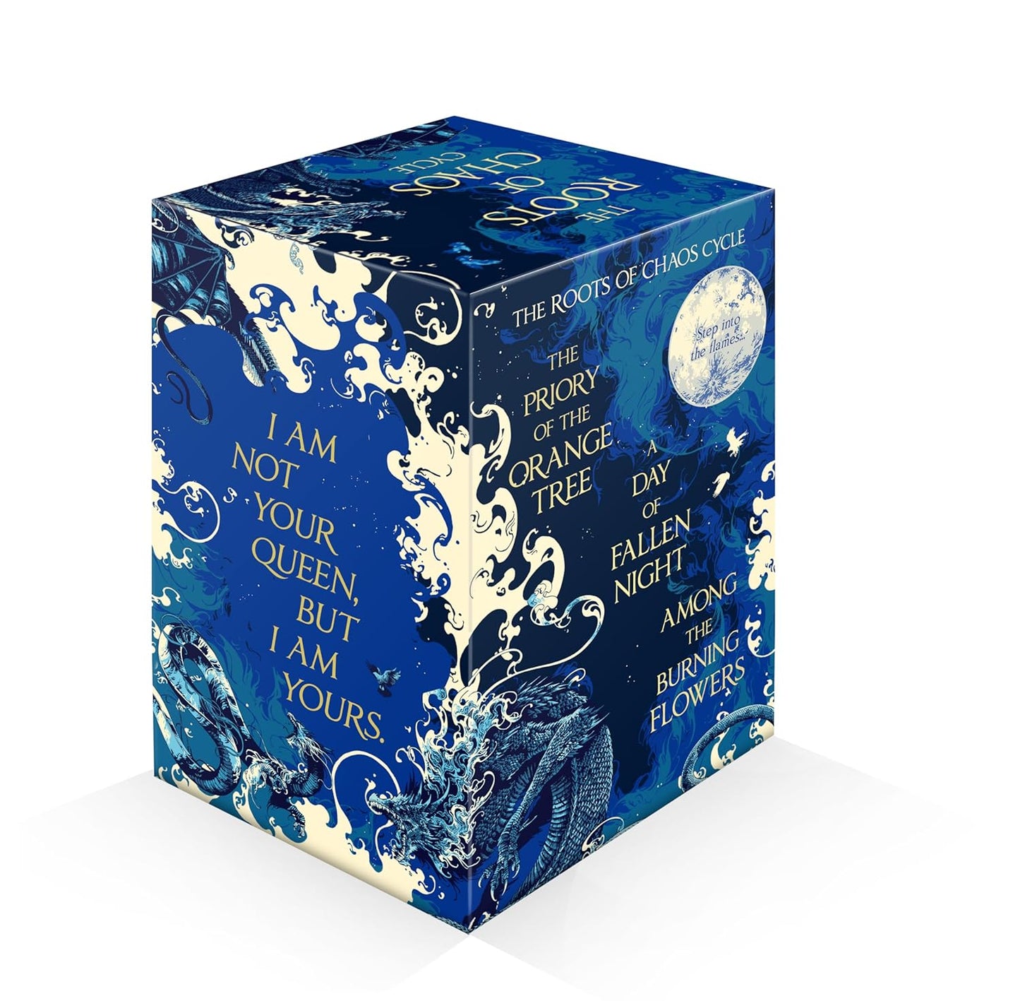 Roots of Chaos Box Set; Samantha Shannon (Priory of the Orange Tree, Among the Burning Flowers and A Day of Fallen Night) | Collectors Box Set