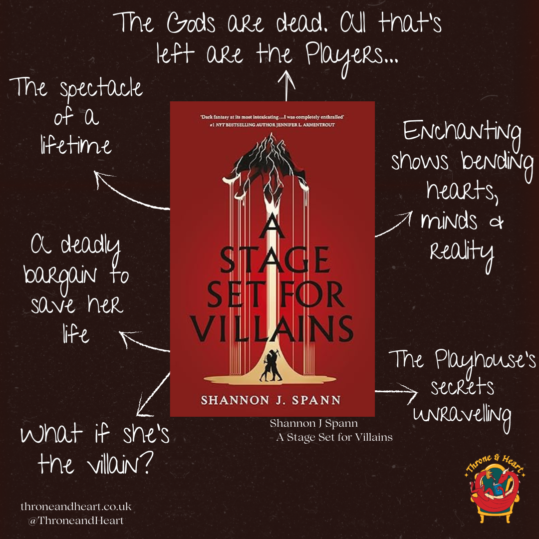 A Stage Set for Villains; Shannon J. Spann | Hardcover Edition