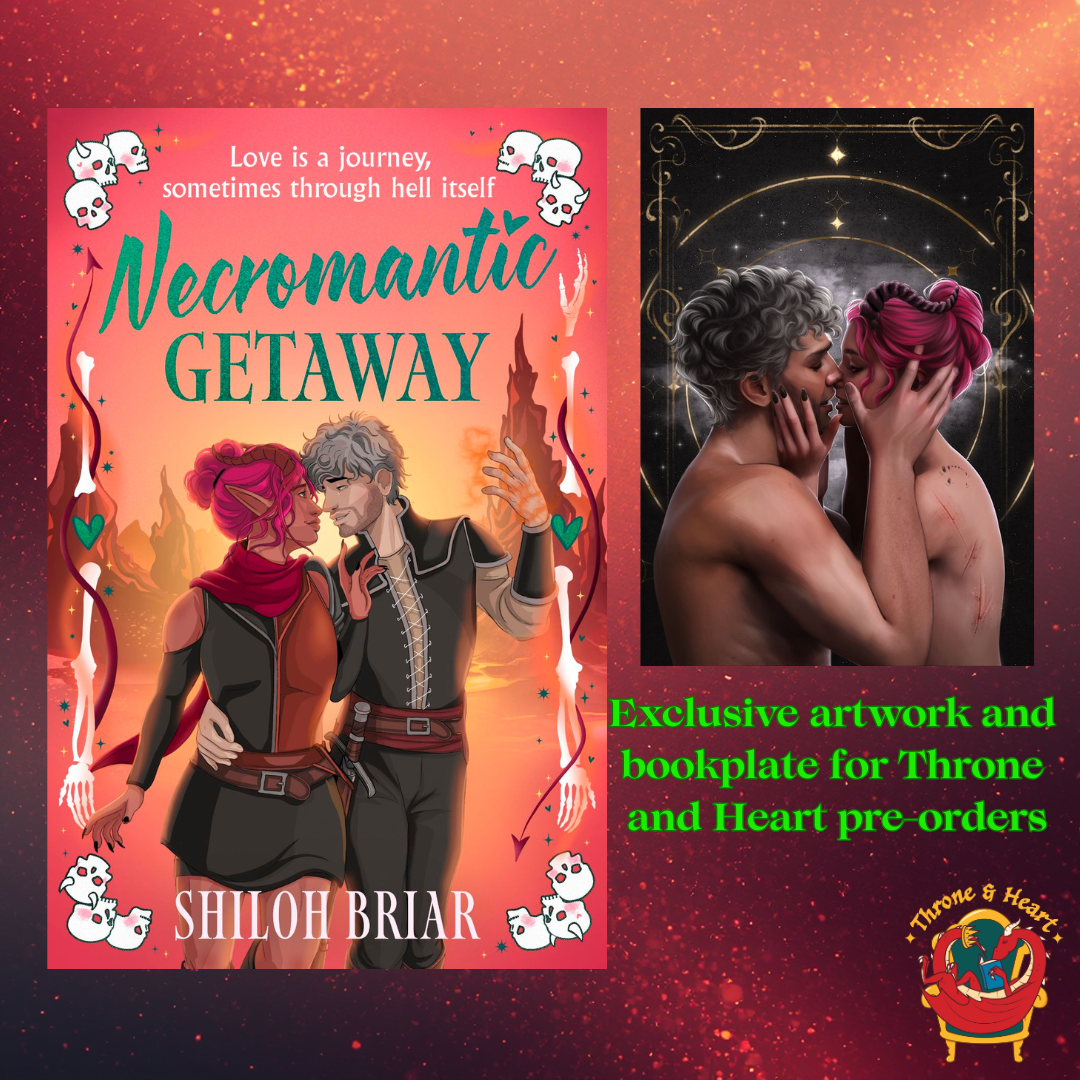 Necromantic Getaway; Shiloh Briar | Hardcover Edition with Exclusive Artwork and Signed Bookplate (The Catseye Chronicles Book 2) (pre-order)