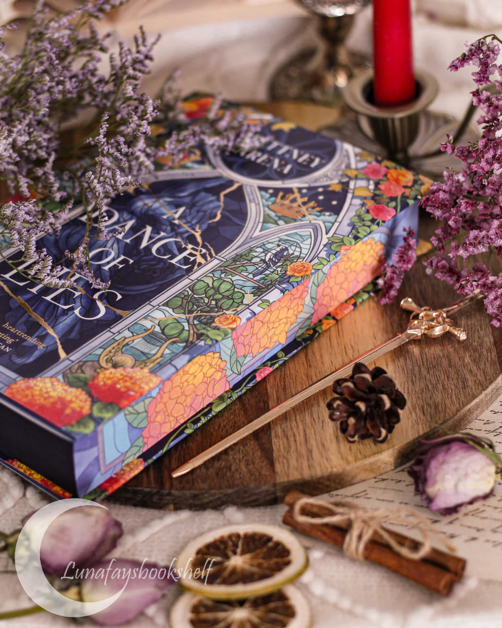 A Dance of Lies; Brittany Arena  | Perfectly Edged Sprayed Edge Hardcover Edition