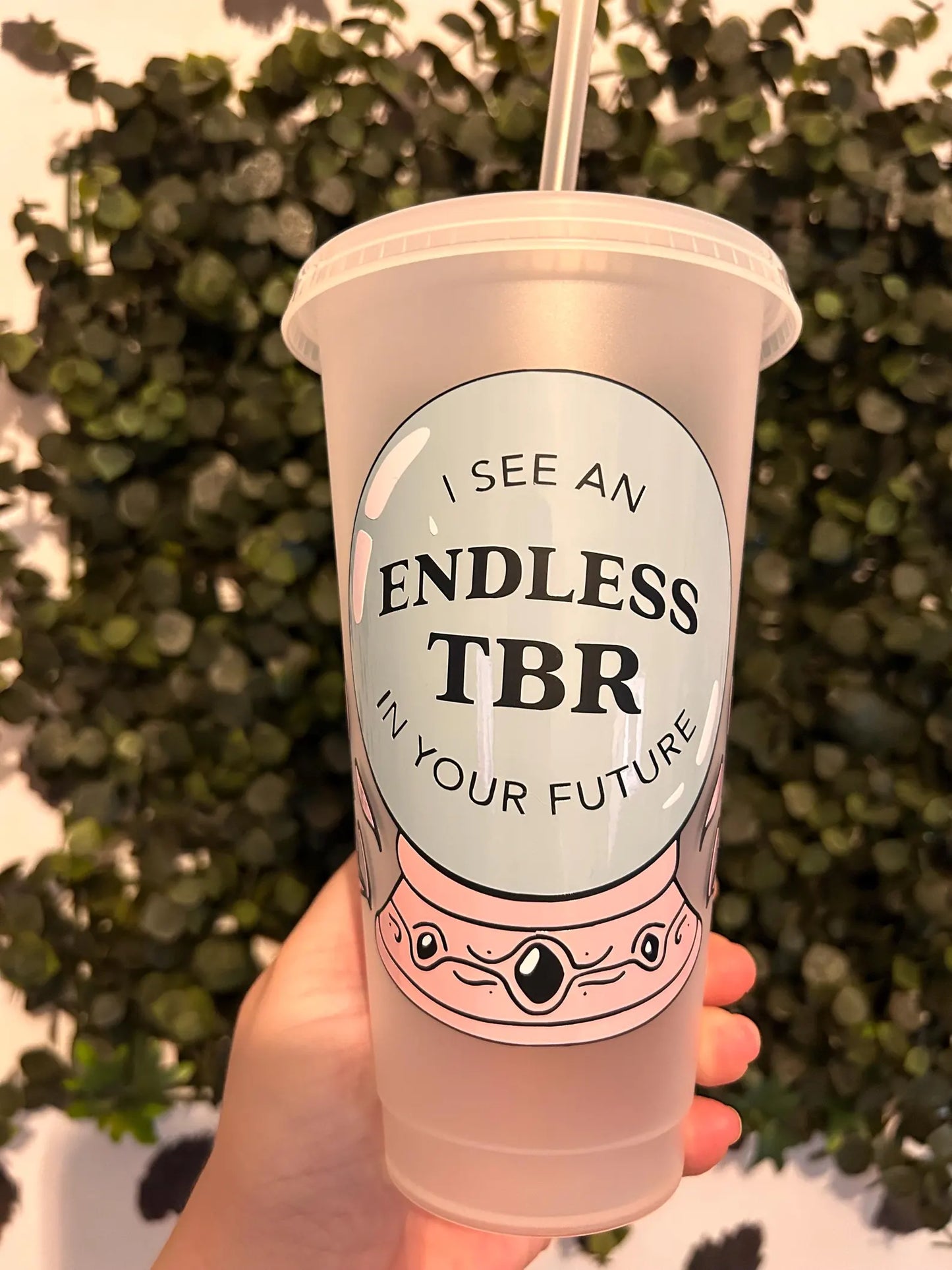 Endless TBR Cold Cup | Reusable Cosy Reader Cup