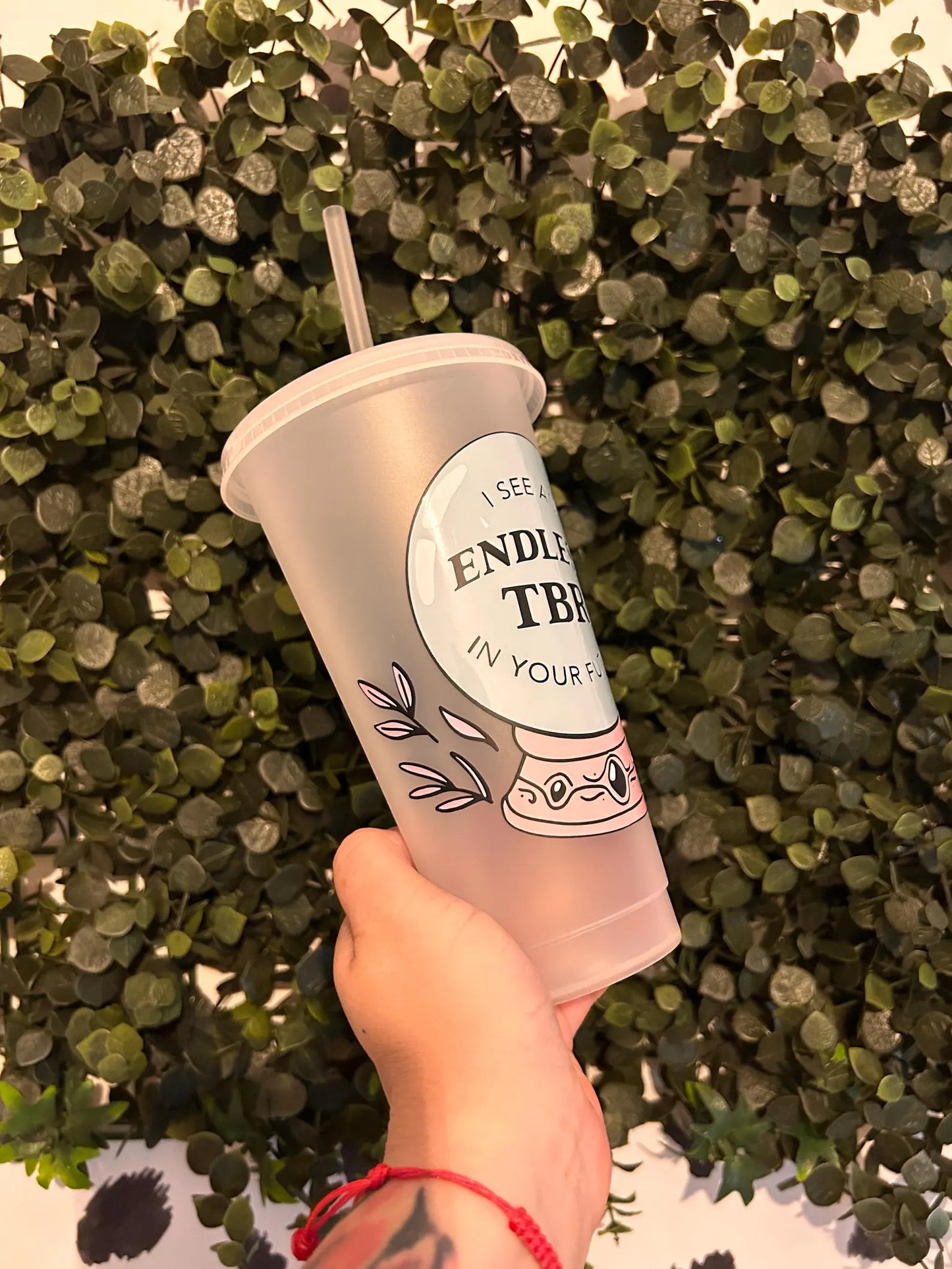 Endless TBR Cold Cup | Reusable Cosy Reader Cup