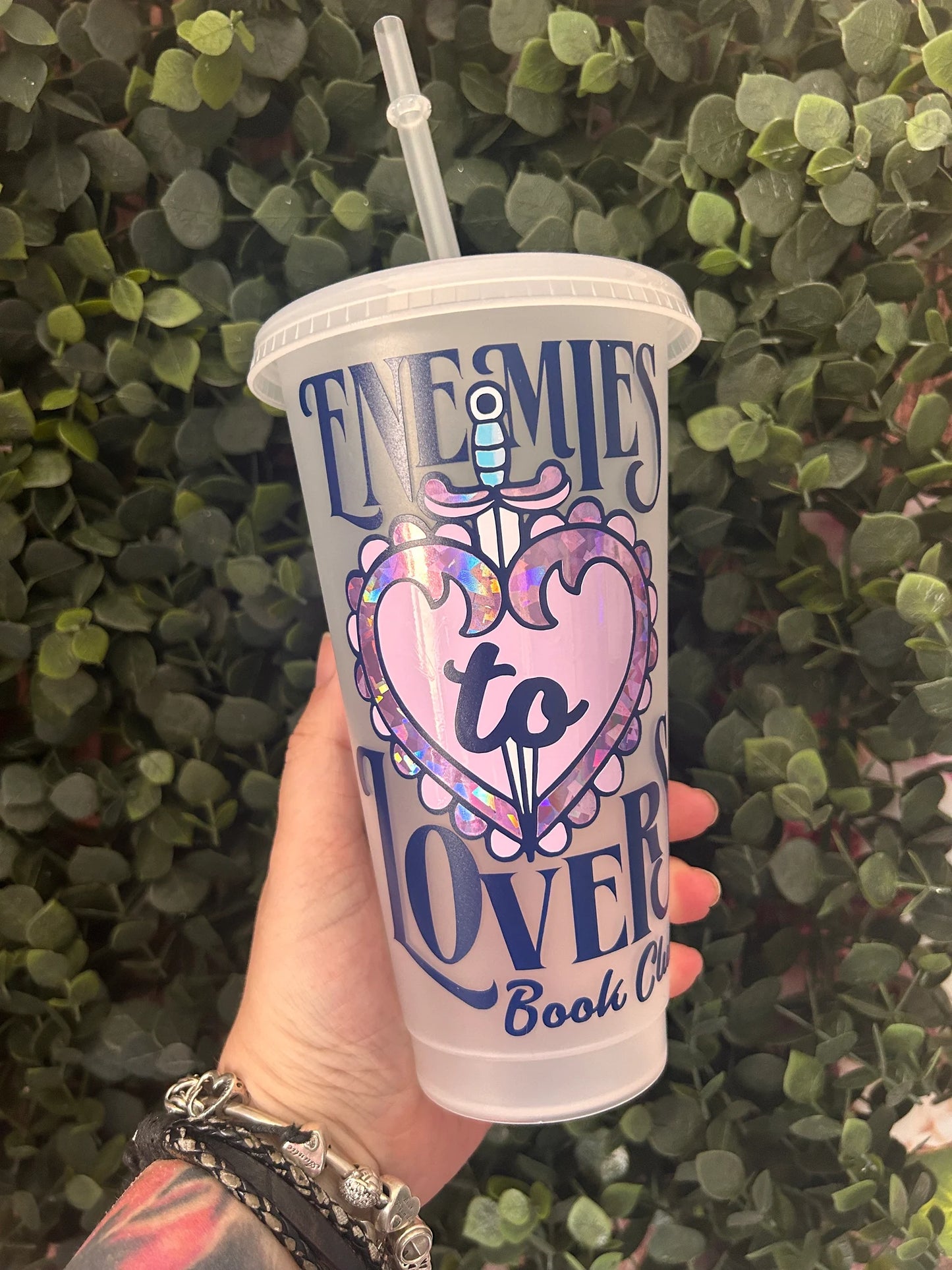 Enemies to Lovers Cold Cup | Reusable Cosy Reader Cup