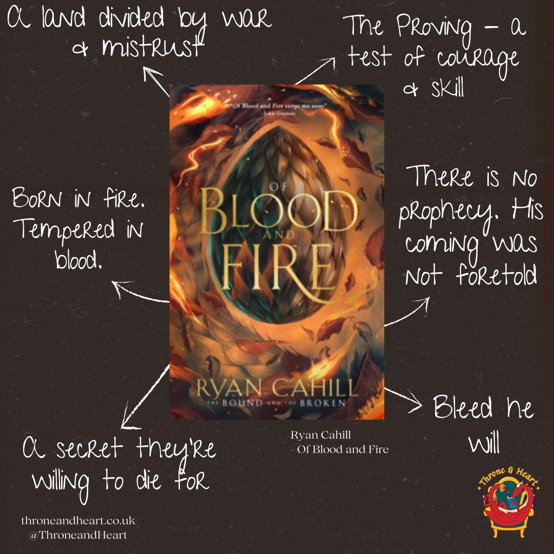Of Blood and Fire; Ryan Cahill | Signed Hardback Edition