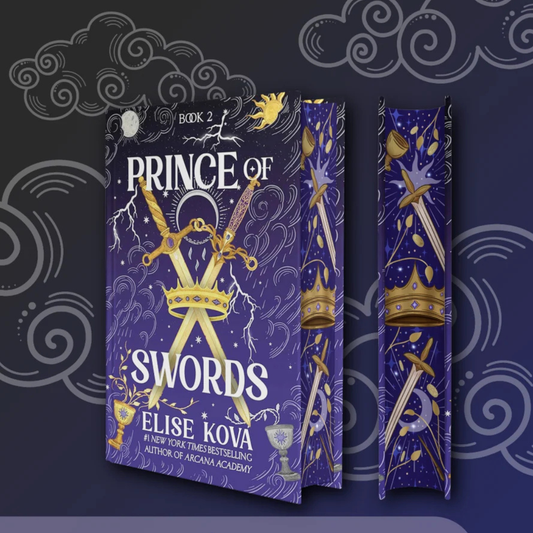 Prince of Swords; Elise Kova | Perfectly Edged Sprayed Edge Hardcover Edition (Arcana Academy Book 2)