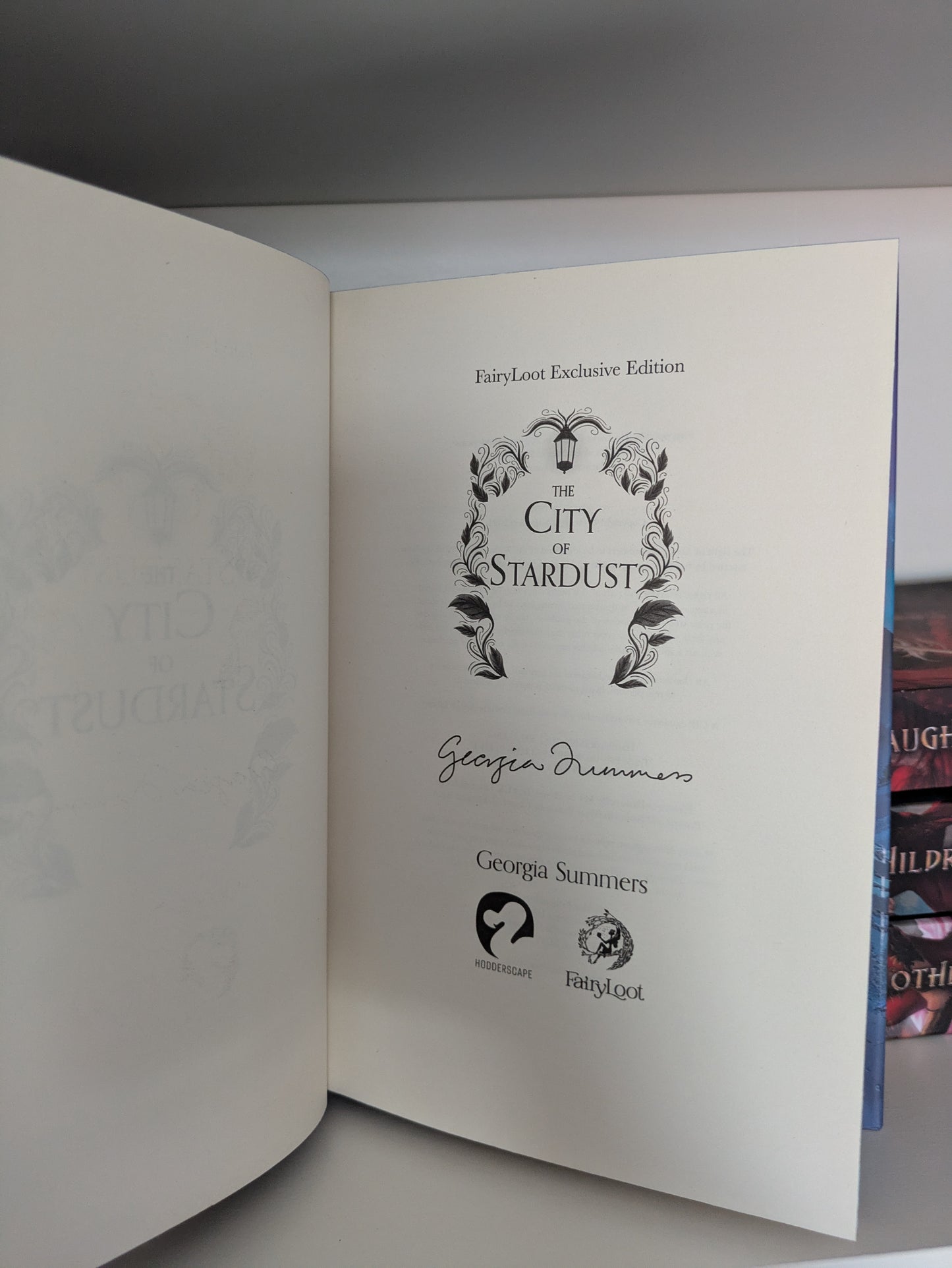 City of Stardust; Georgia Summers (Fairyloot special edition)