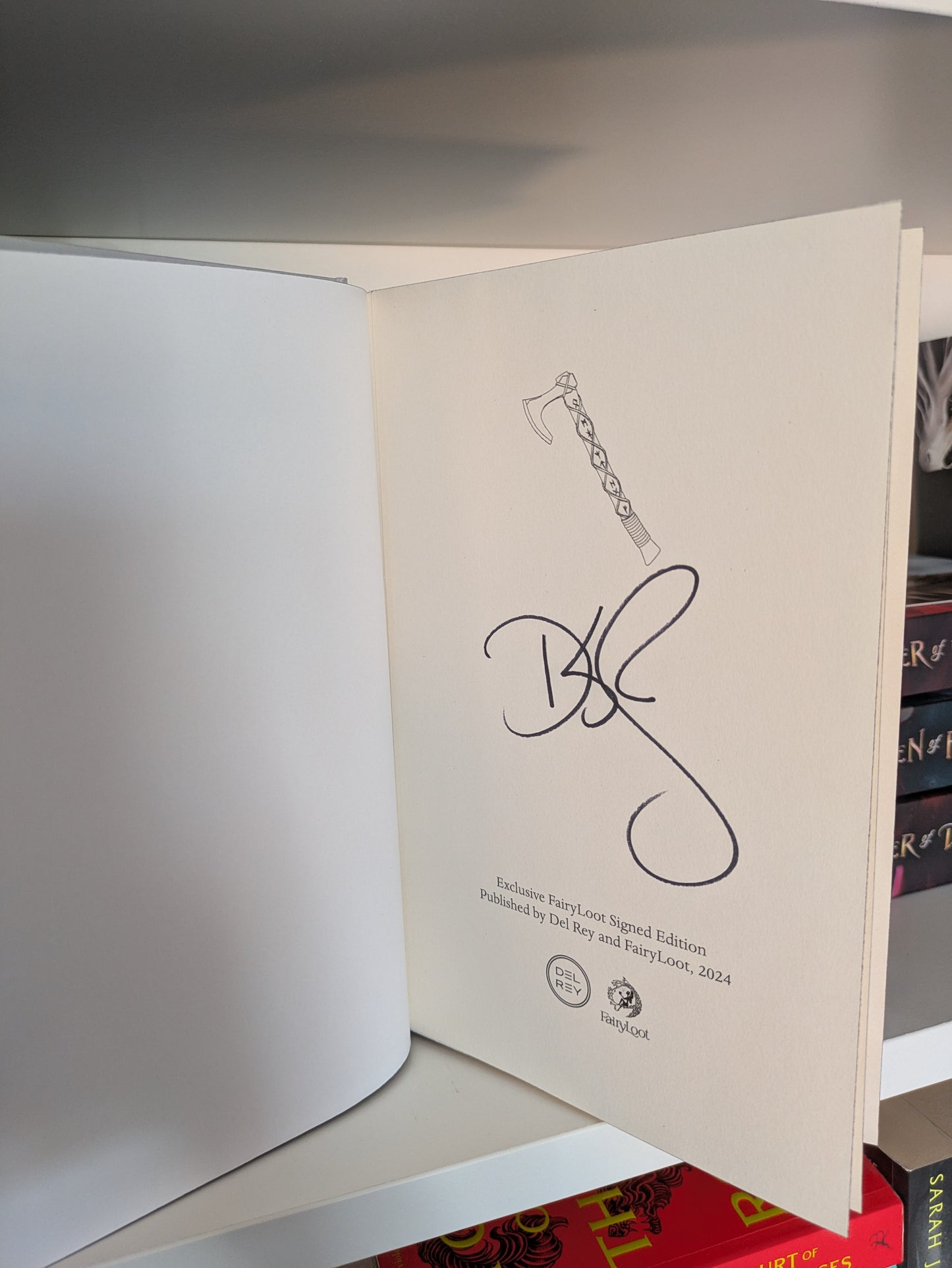 A Fate Inked in Blood; Danielle L Jensen (exclusive Fairyloot edition)
