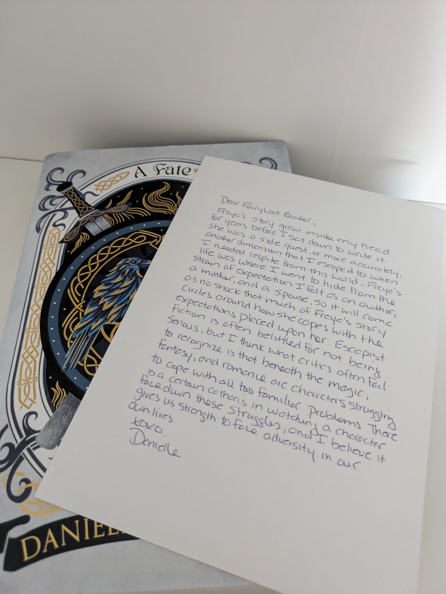 A Fate Inked in Blood; Danielle L Jensen (exclusive Fairyloot edition)
