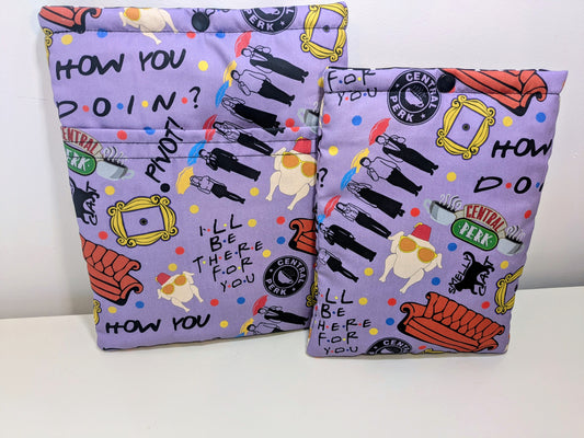 Official Friends TV Show Book Sleeve | Licensed Protective Padded Case for Paperback, Hardback & Kindle
