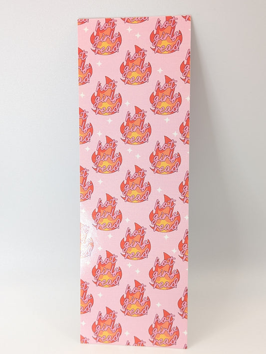Hot Girls Read Bookmark | Funny Bookish Gift for Readers & Romantasy Lovers