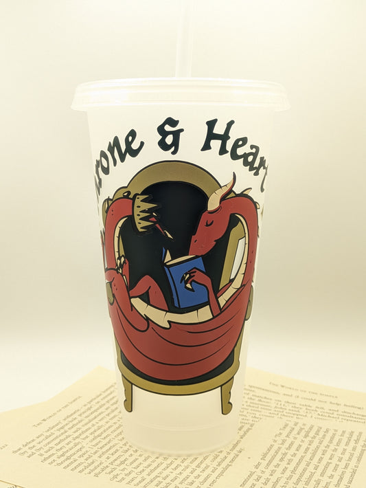 Throne & Heart Exclusive Cold Cups | Reusable Cosy Reader Cup