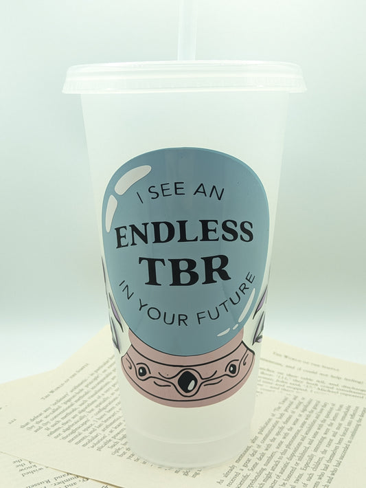 Endless TBR Cold Cup | Reusable Cosy Reader Cup