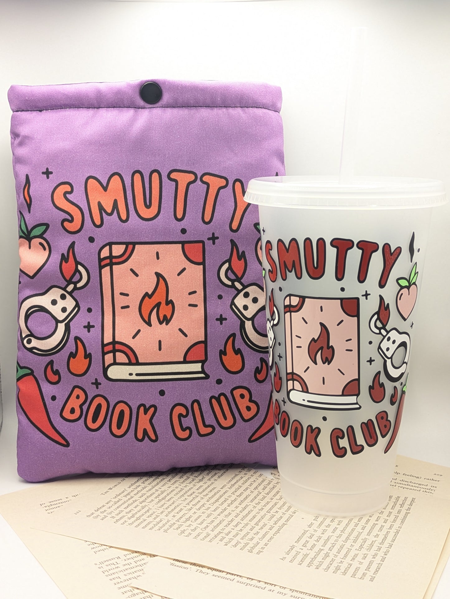 Smutty Book Club Cold Cup | Reusable Cosy Reader Cup