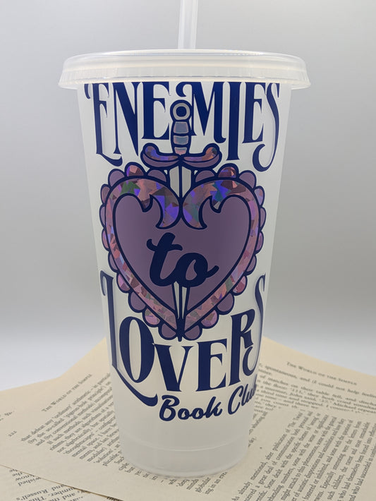 Enemies to Lovers Cold Cup | Reusable Cosy Reader Cup