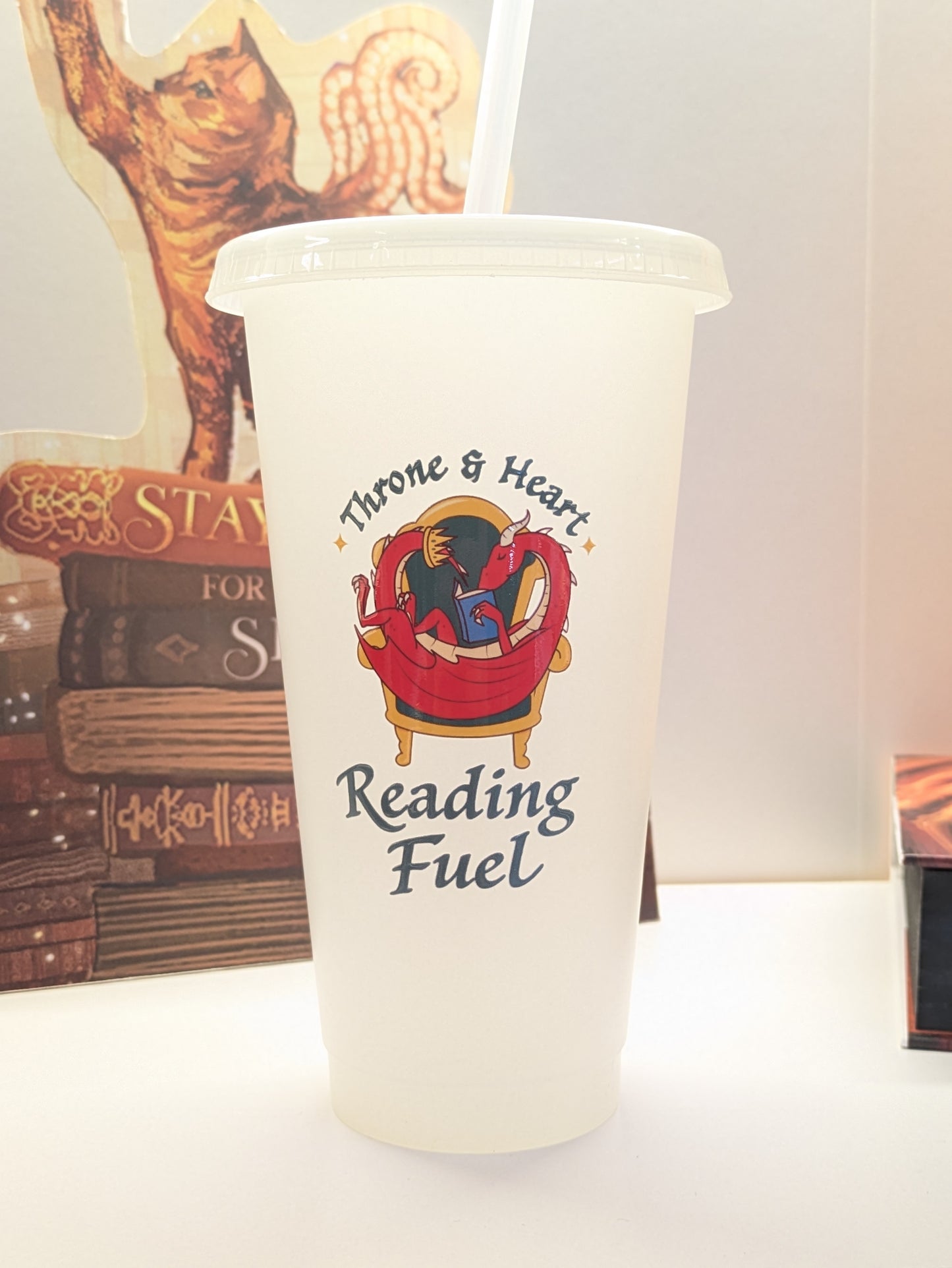 Throne and Heart Reading Fuel Glow in the Dark Cold Cup