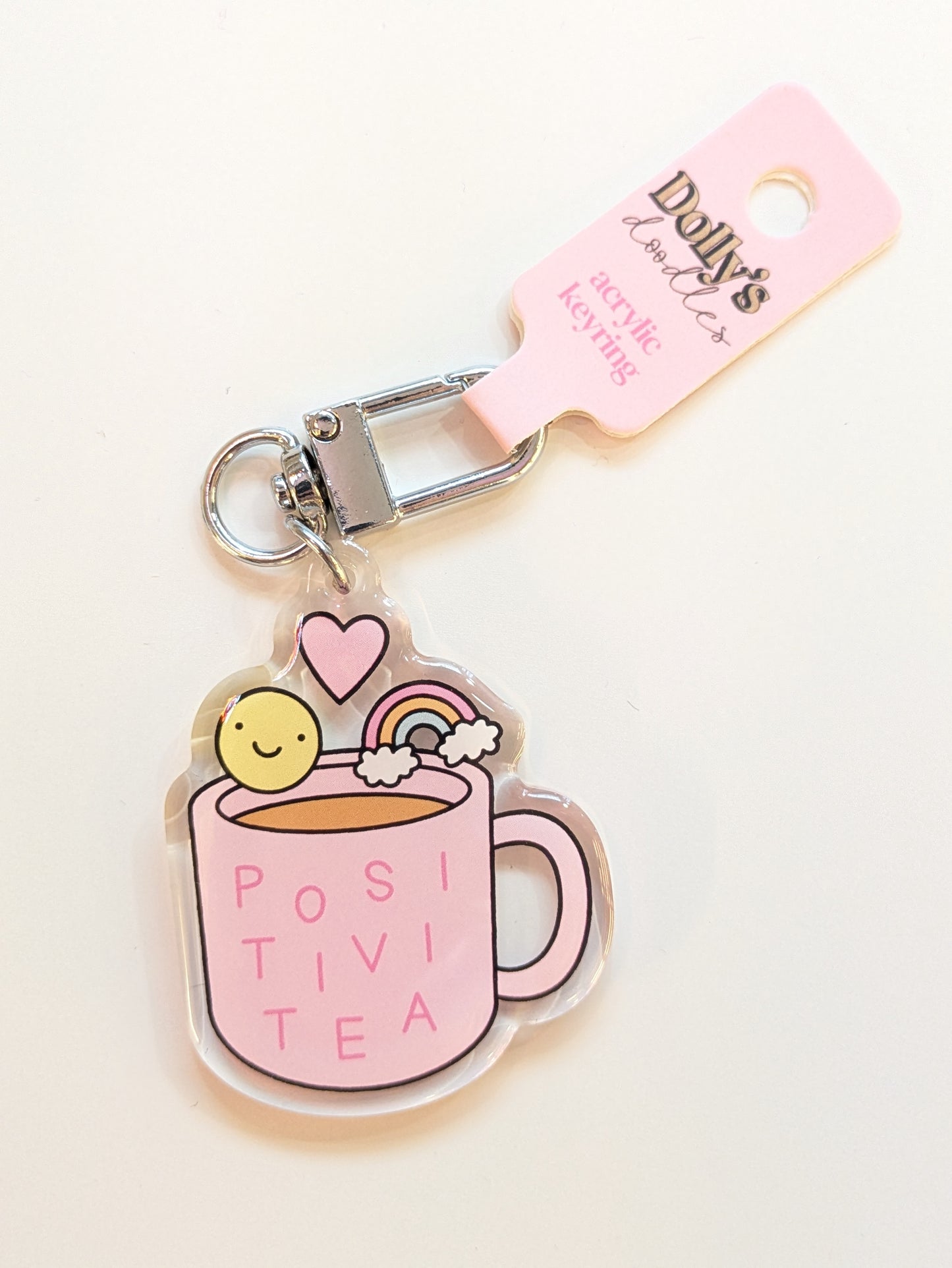 Positivitea Keyring | Funny Reader Gift
