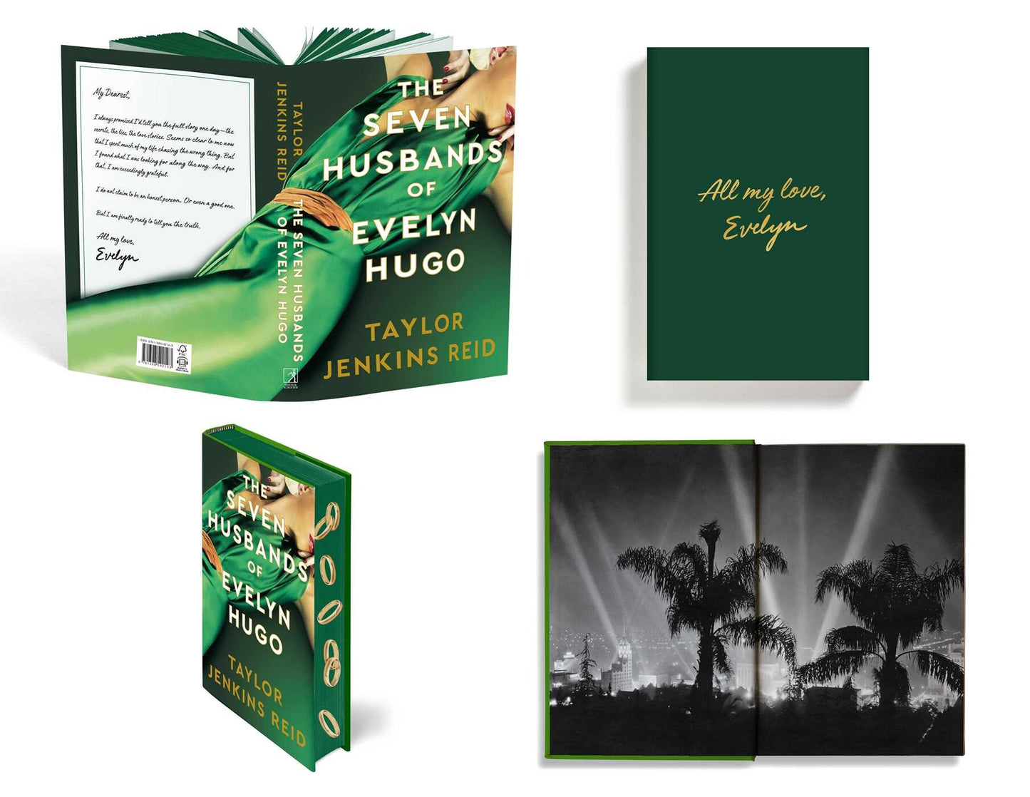 The Seven Husbands of Evelyn Hugo; Taylor Jenkins Reid | Deluxe Hardcover Sprayed Edge Edition