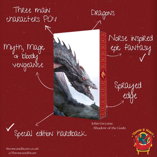 Shadow of the Gods; John Gwynne | Hardback Deluxe Special Edition (Bloodsworn Saga; Book One)