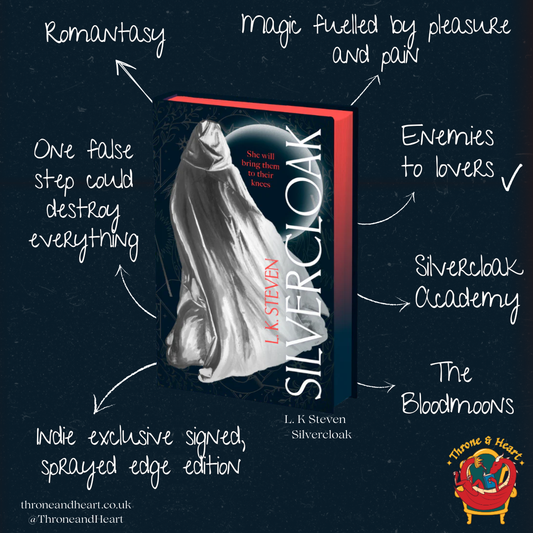 Silvercloak; L. K. Steven | Signed & Sprayed Edge Limited Edition Hardcover Edition