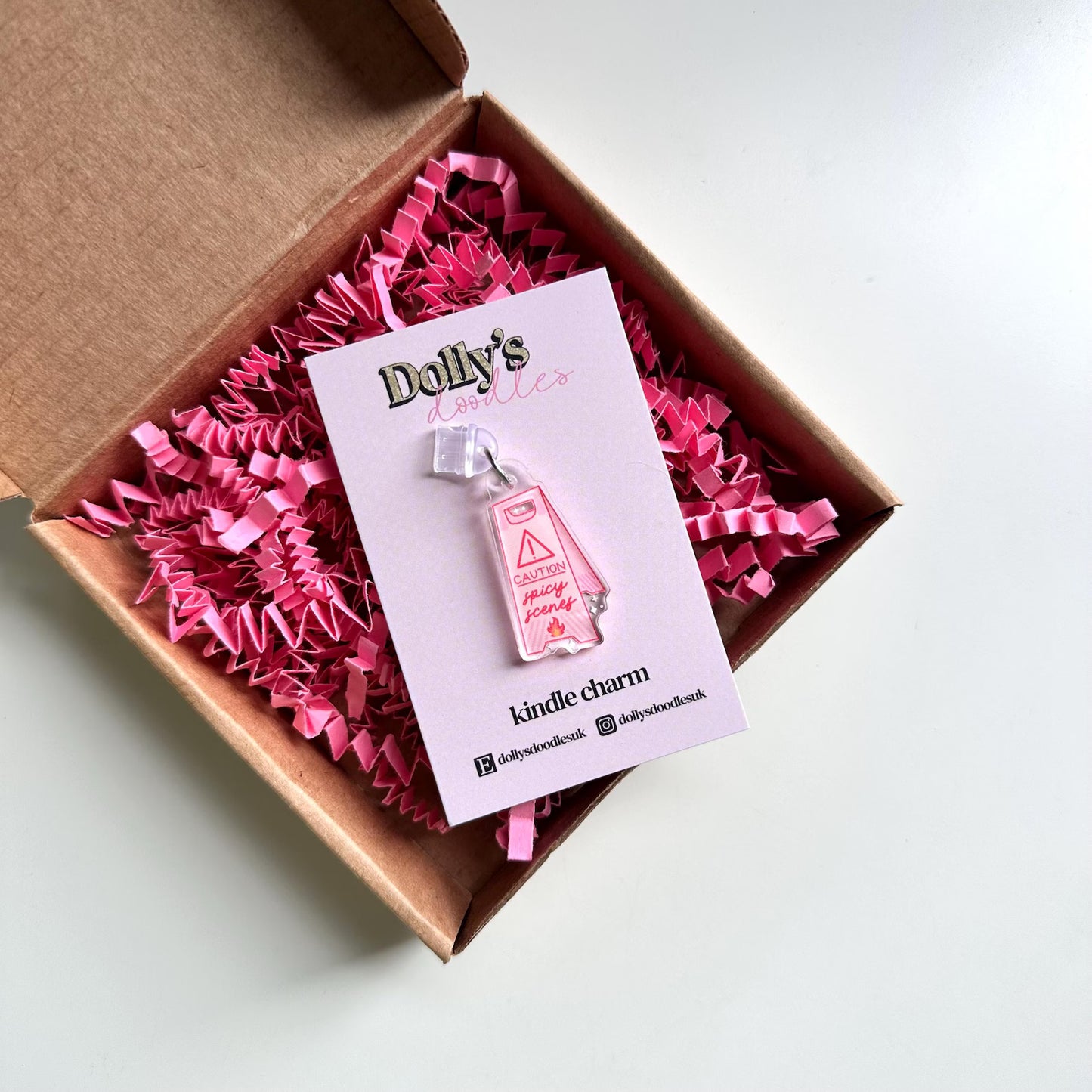 Spicy Scenes Kindle Charm | Funny Reading Gift