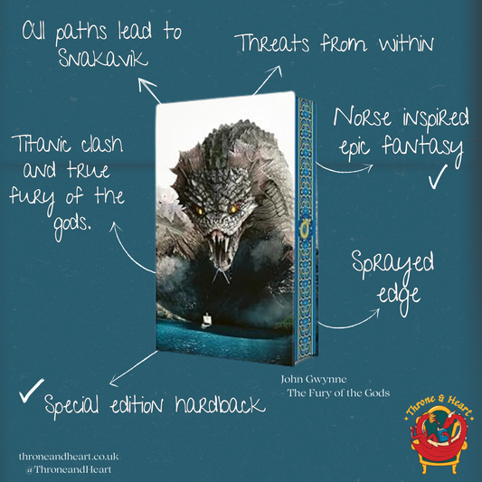 The Fury of the Gods; John Gwynne | Hardback Deluxe Special Edition (Bloodsworn Saga; Book Three)