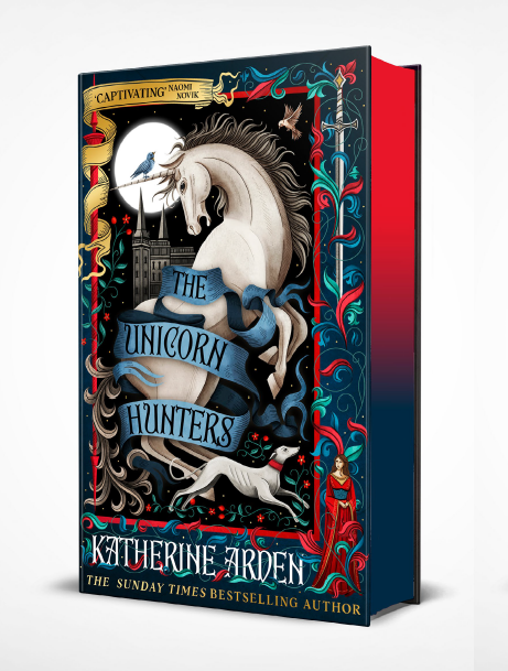 The Unicorn Hunters; Katherine Arden | Independent Bookstore Exclusive Signed and Sprayed Edge Hardcover Edition (pre-order)