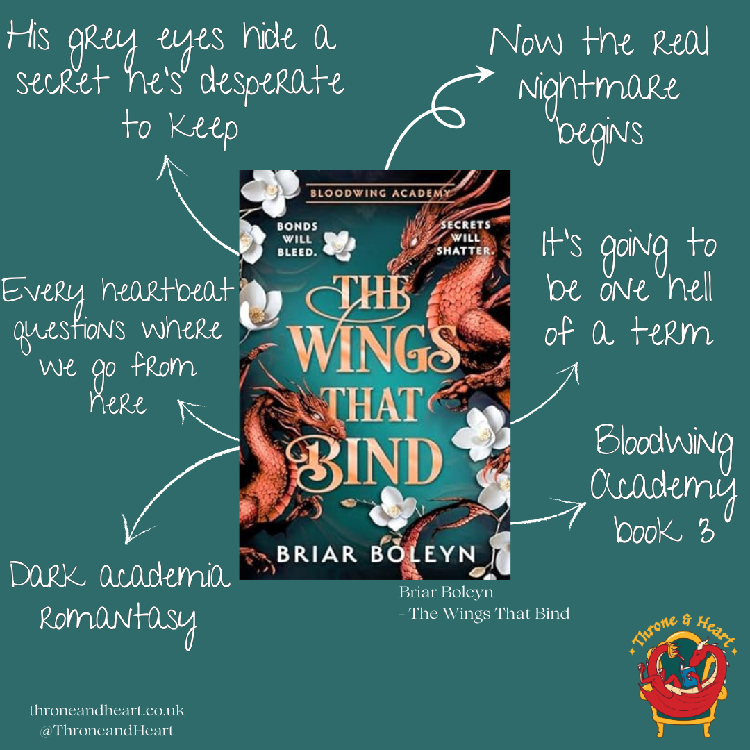 The Wings That Bind; Briar Boleyn | Bloodwing Academy Book 3 Hardcover Edition