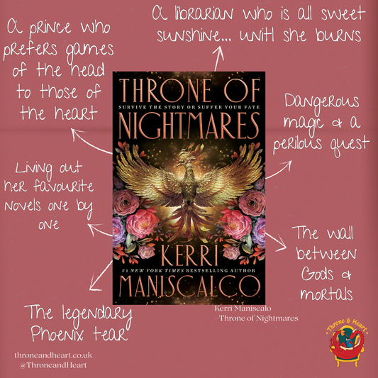 Throne of Nightmares; Kerri Maniscalo | Hardcover Edition (Prince of Sin Book 3)