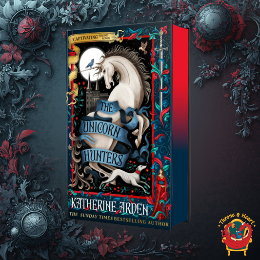 The Unicorn Hunters; Katherine Arden | Independent Bookstore Exclusive Signed and Sprayed Edge Hardcover Edition